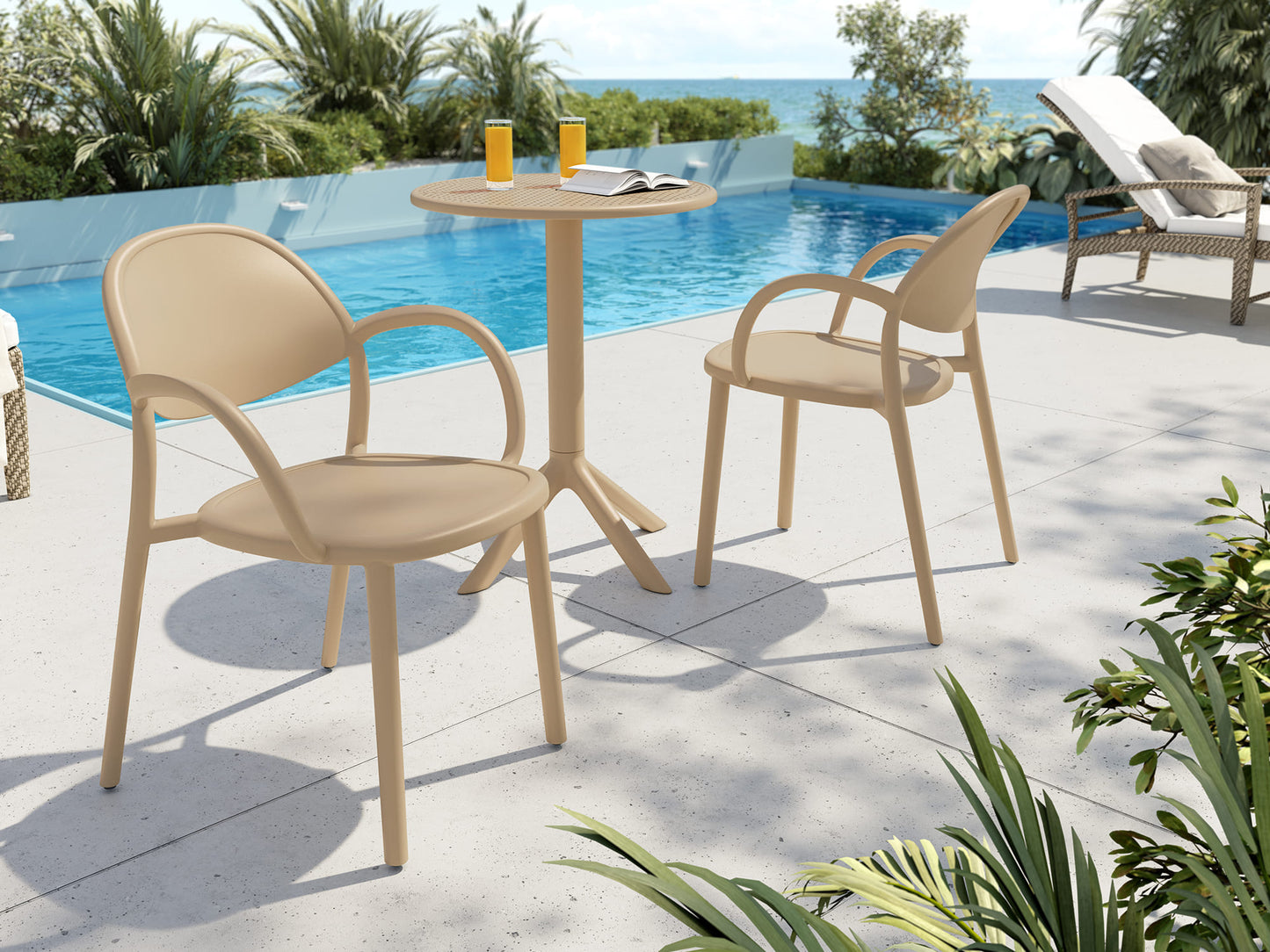 Juego de 4 Sillas Polipropileno LLOREDO