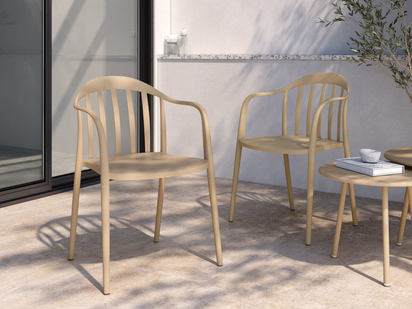 Juego de 4 Sillas Polipropileno TRIEVES