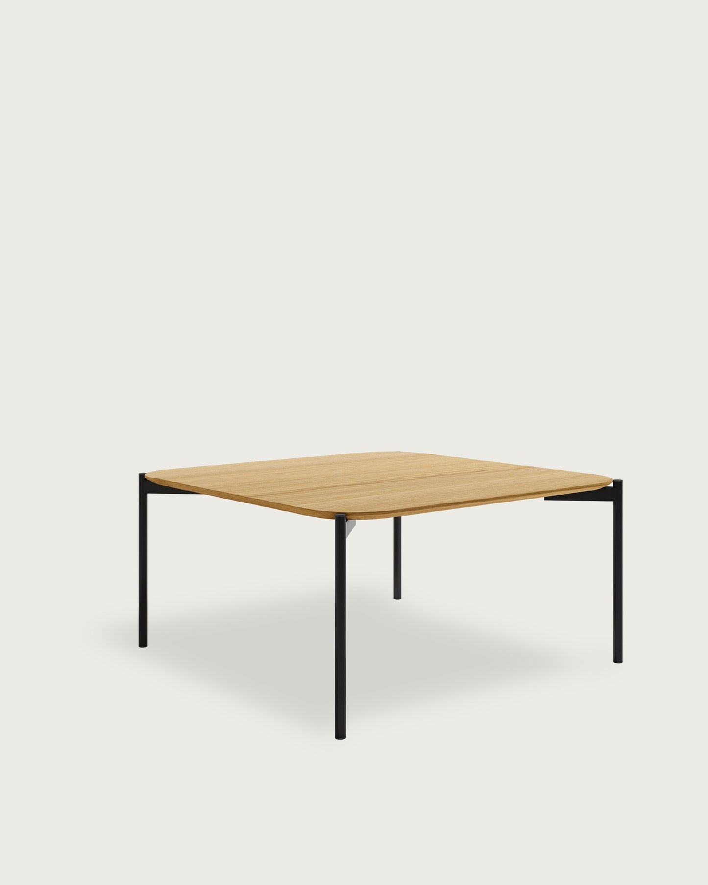 Mesa de Centro Cuadrada Tapa de Madera JALGAR