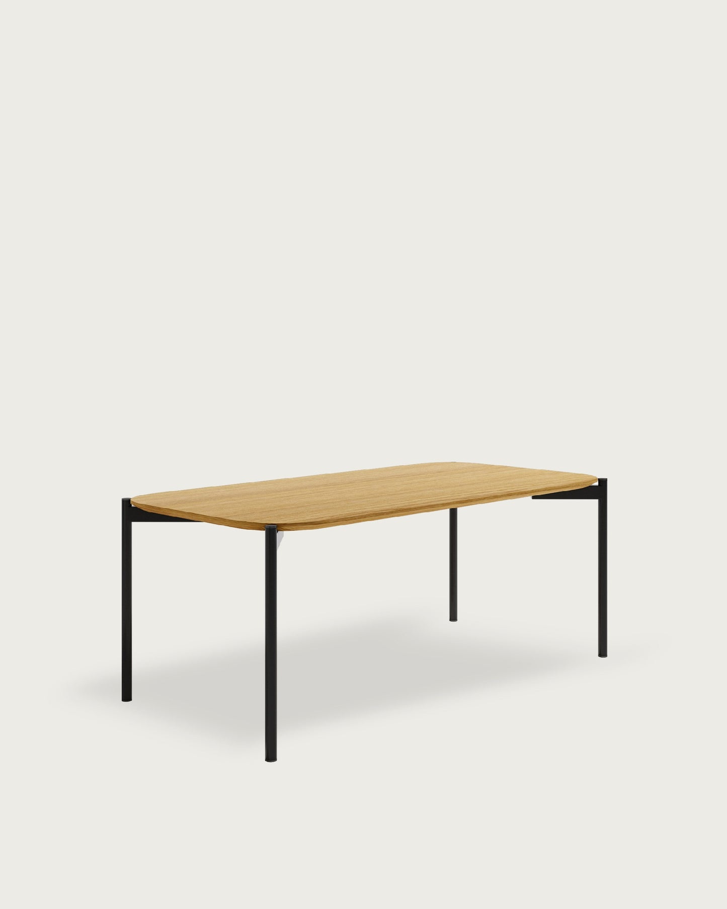 Mesa de Centro Rectangular Tapa de Madera JALGAR