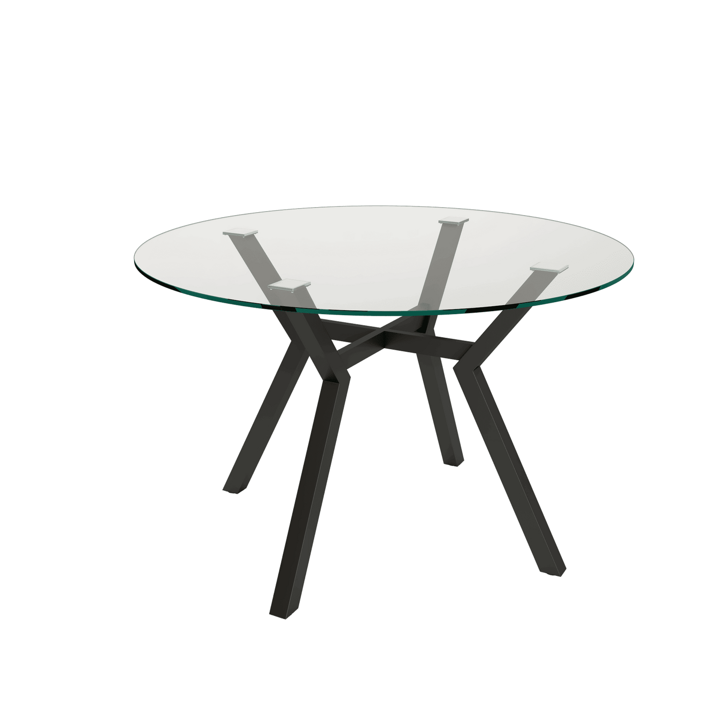 Mesa de Cristal Redonda Fija OJEDA