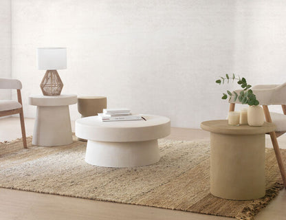 Mesa De Centro Redonda De Poliresina SABÍN