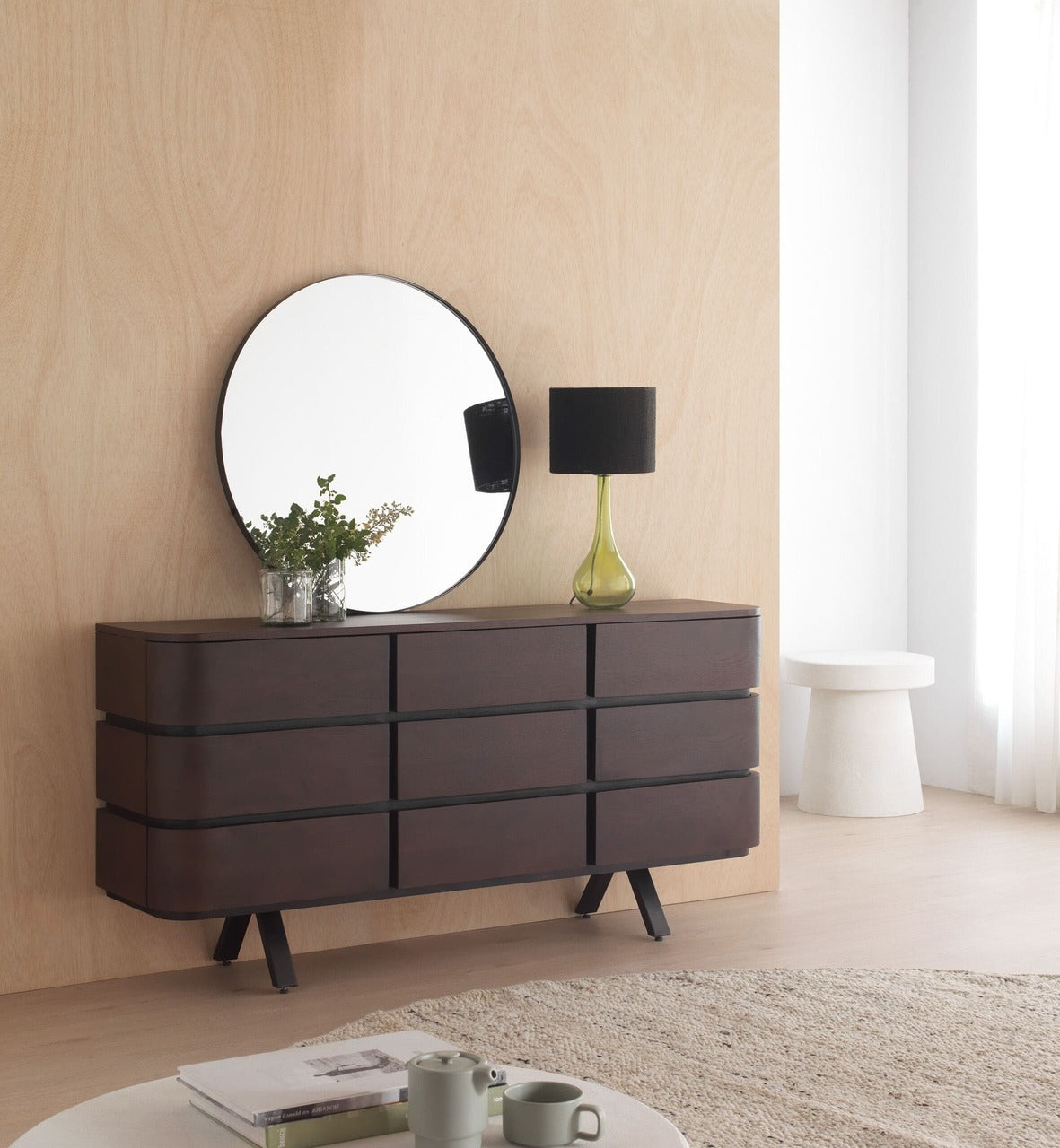 Mesa Auxiliar Redonda De Poliresina MARÍS