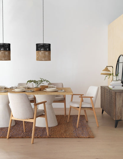 Juego de 4 Sillones de Madera MALABAJADA
