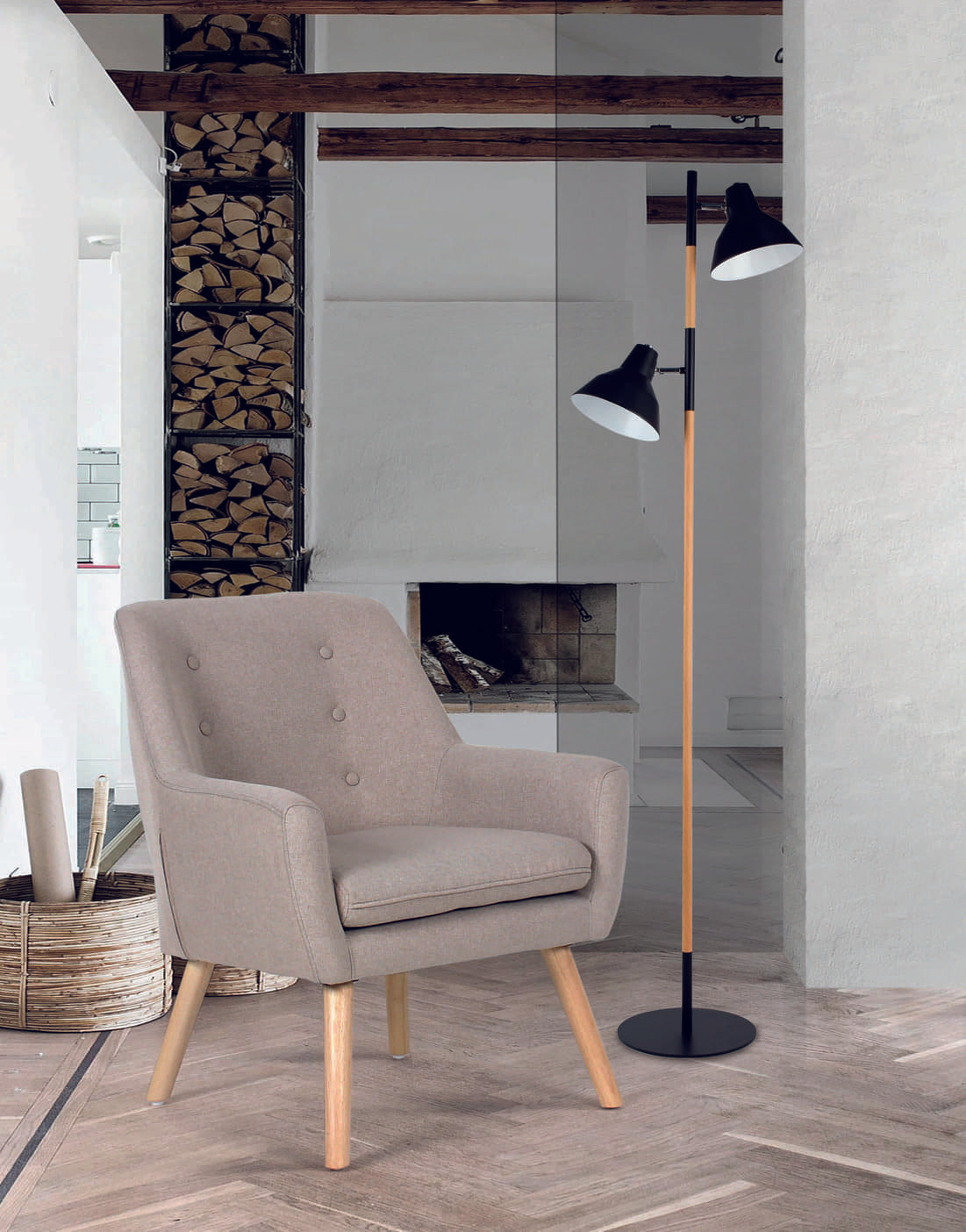 Lámpara de pie CATOUTE