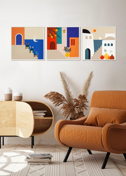 Set de 3 cuadros PERDIGUERO