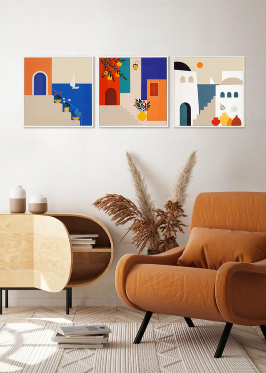 Set de 3 cuadros PERDIGUERO