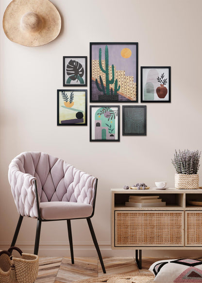 Set de 6 cuadros MALADETA