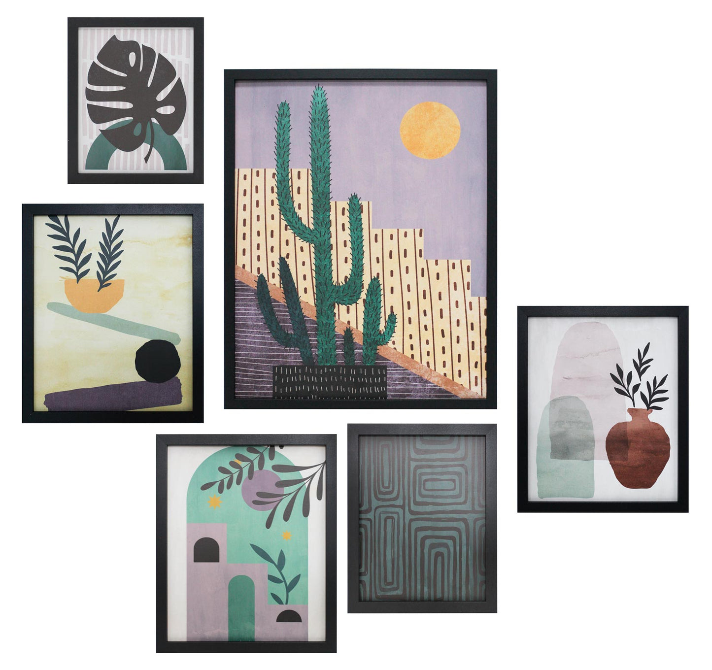 Set de 6 cuadros MALADETA