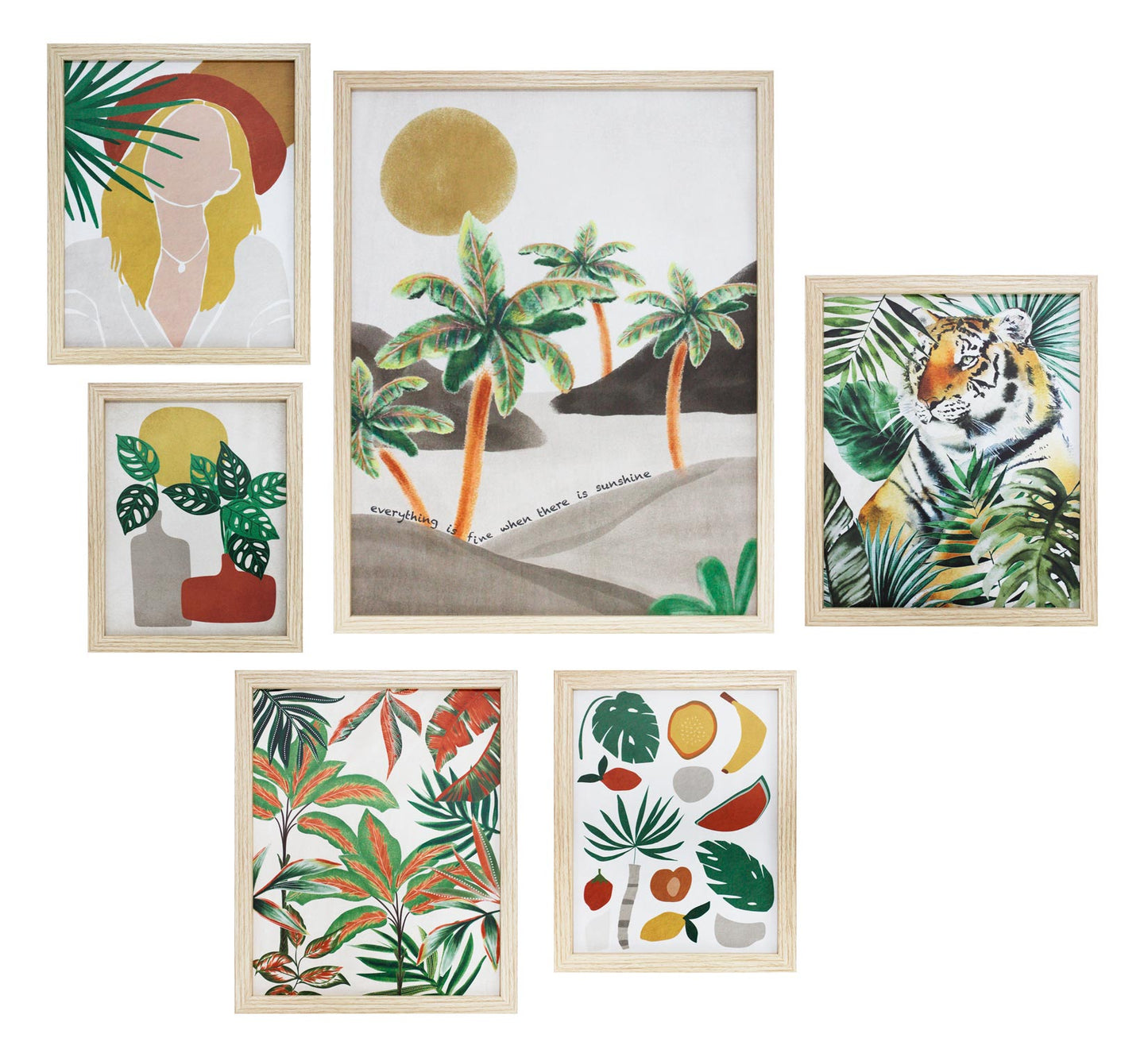 Set de 6 cuadros BESIBERRI