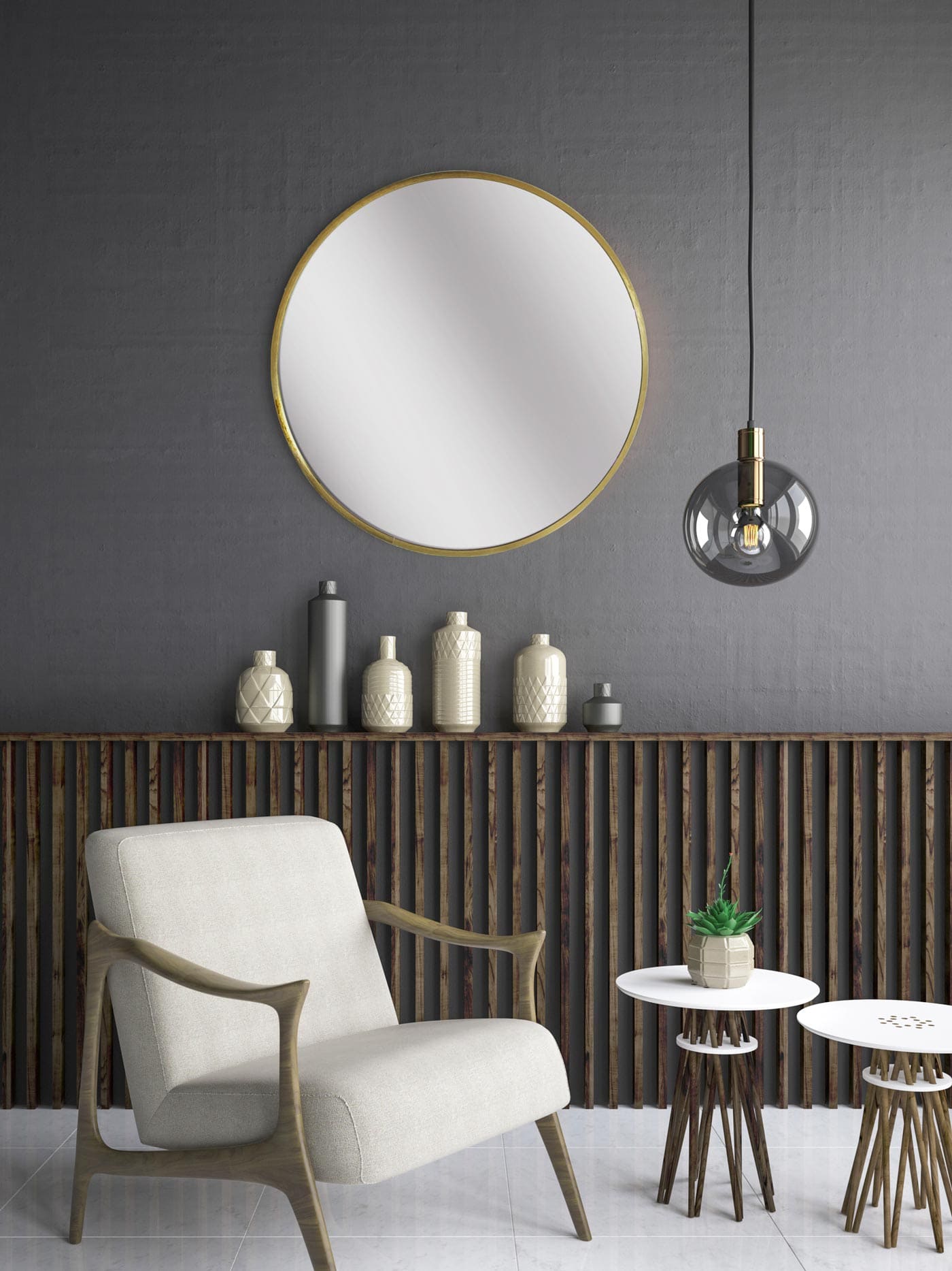 Espejo redondo VILLUERCAS