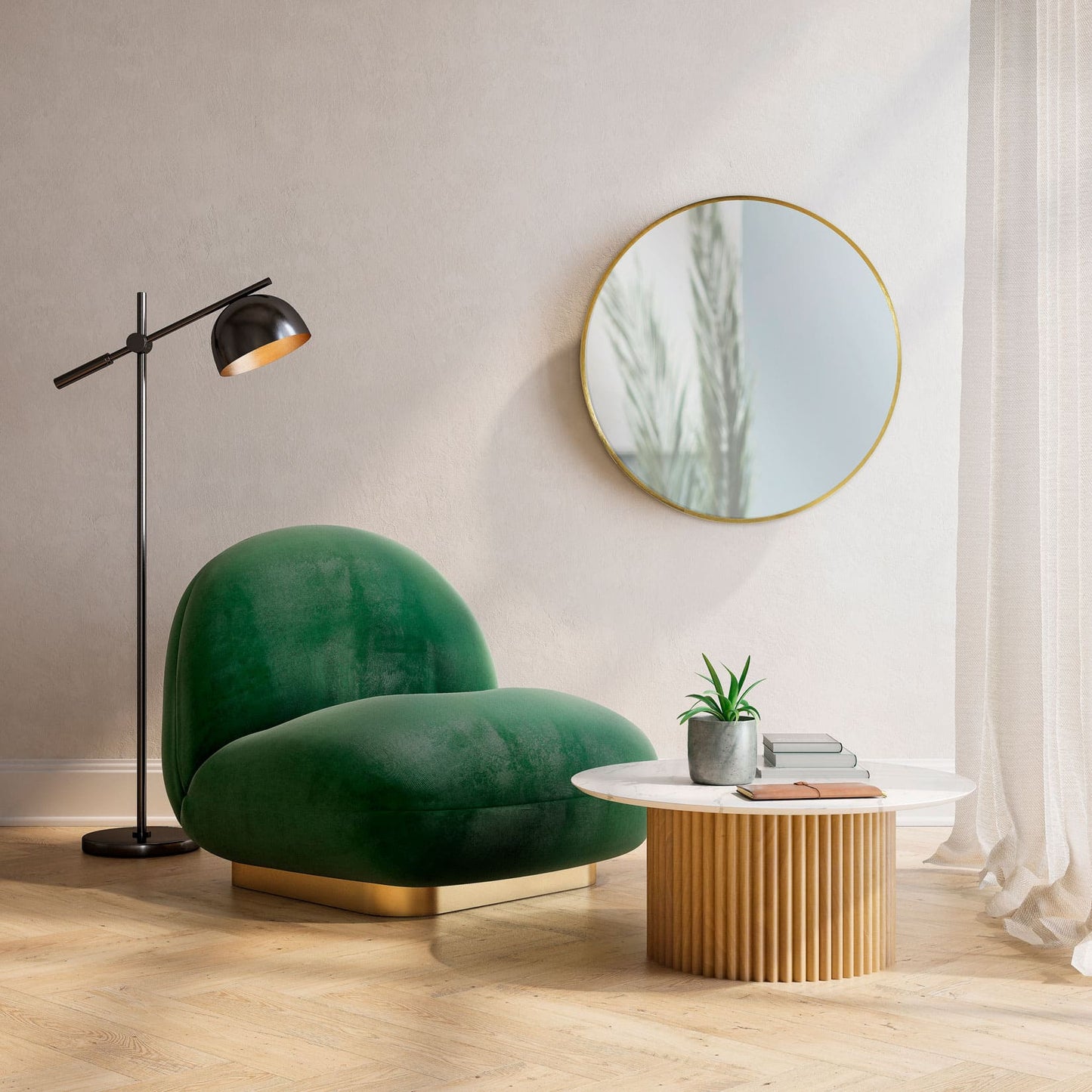 Espejo redondo VILLUERCAS