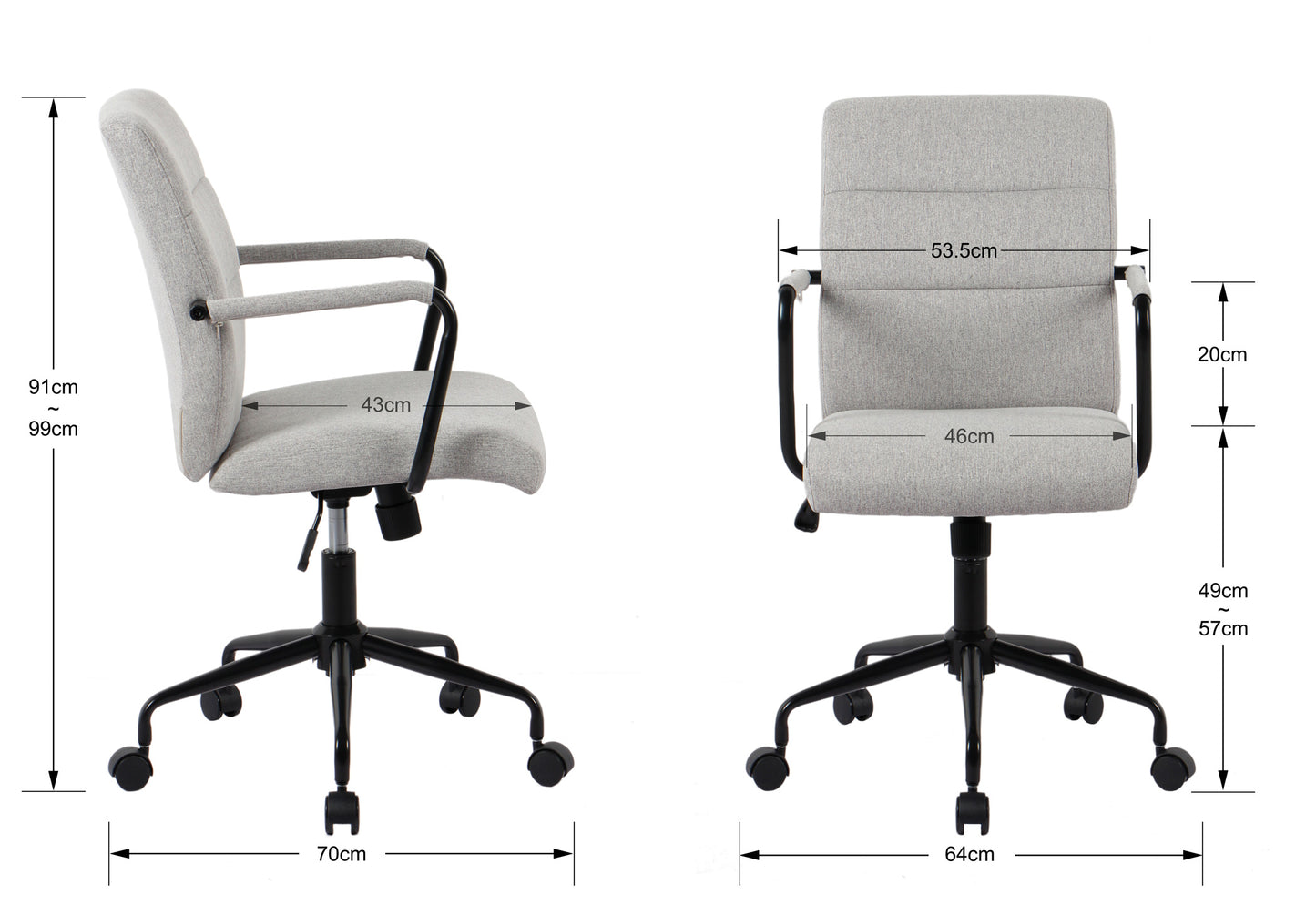 Silla de Escritorio / Oficina CABEZO