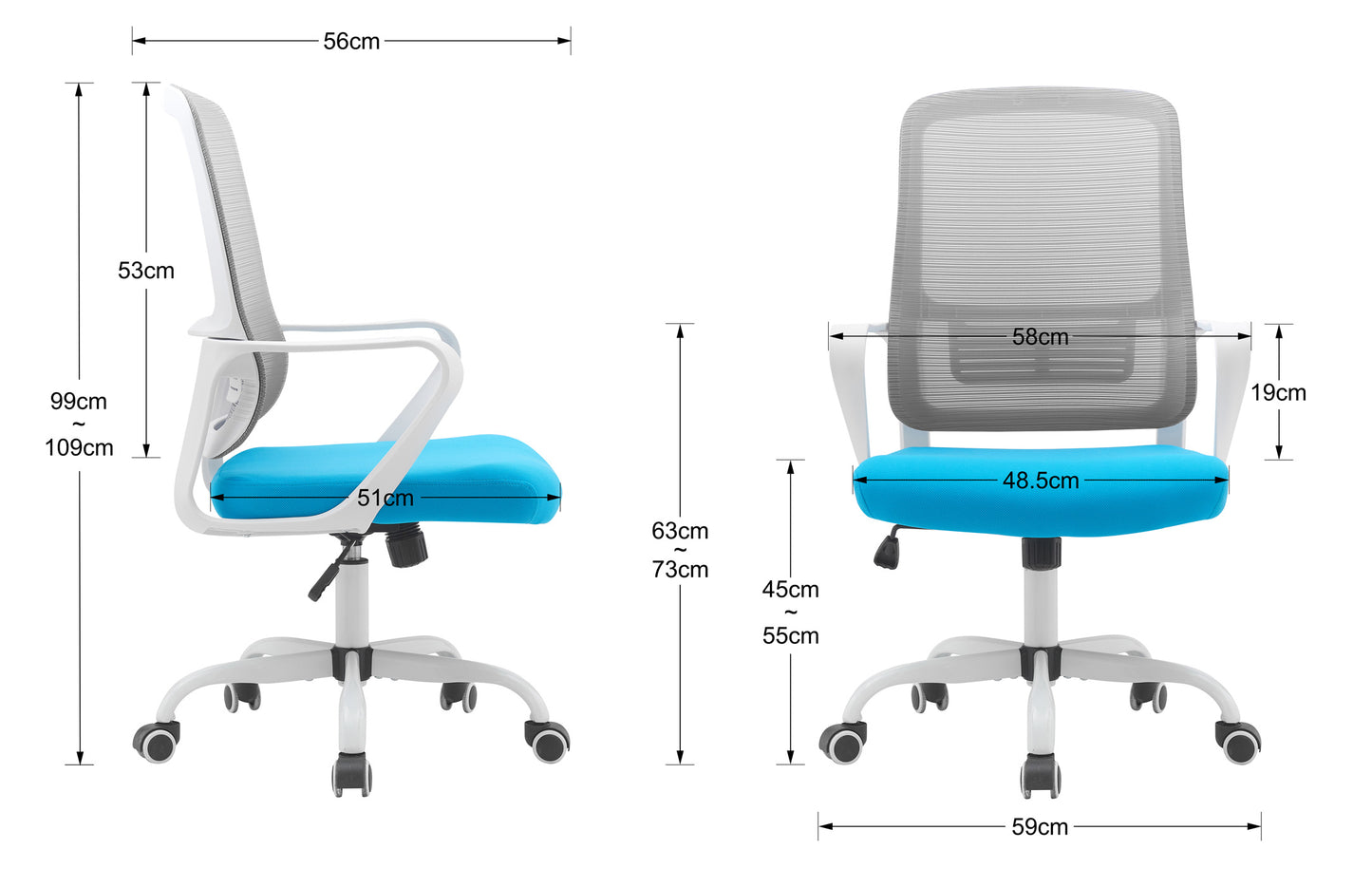 Silla de Escritorio / Oficina ALCAZABA