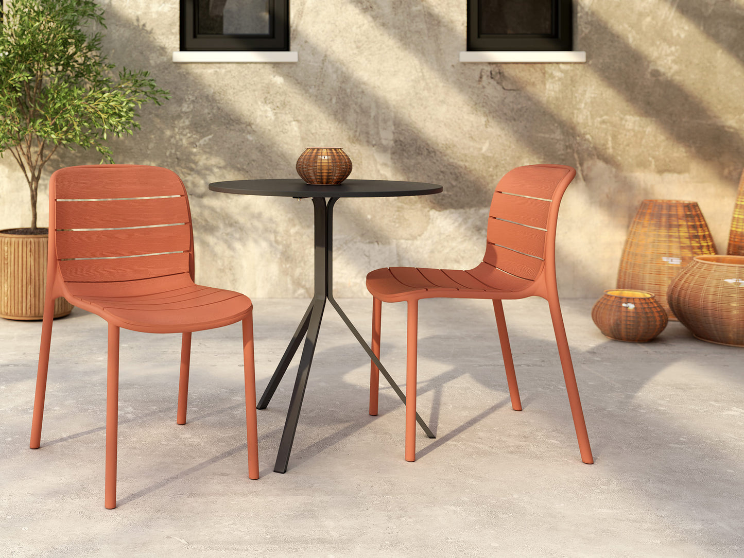 Juego de 4 Sillas Polipropileno CERREDO