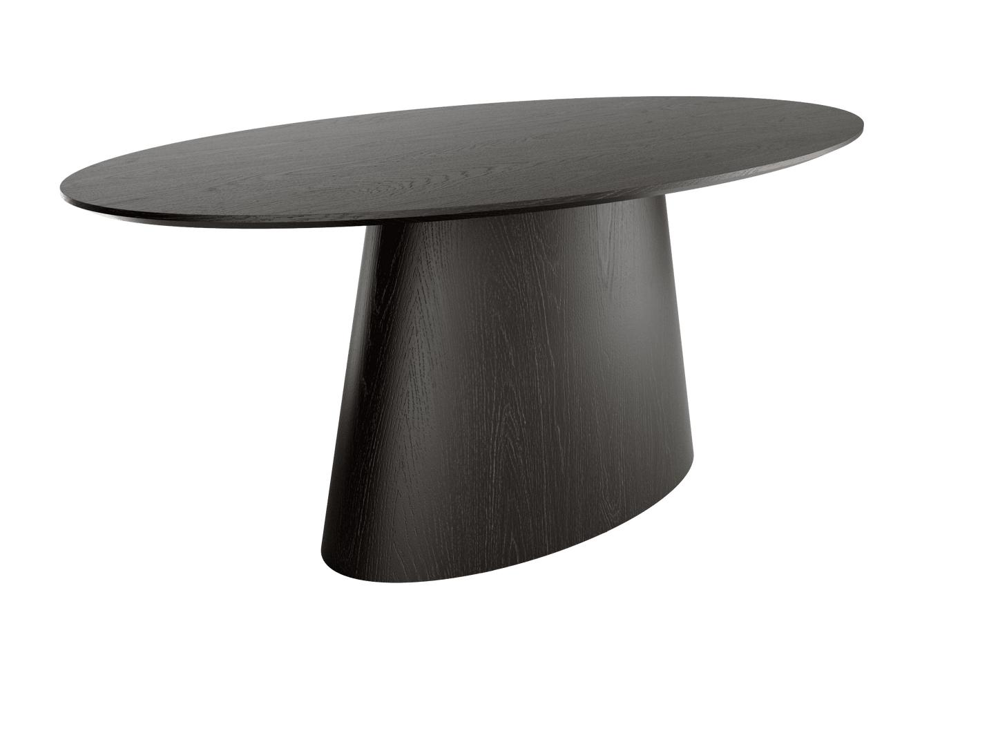 Mesa de Comedor Ovalada de Madera CUEZA