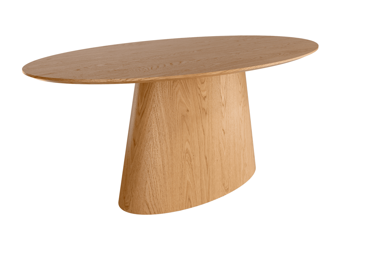 Mesa de Comedor Ovalada de Madera CUEZA