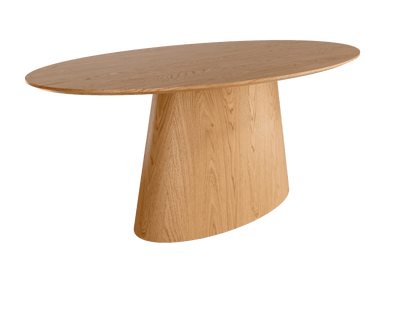 Mesa de Comedor Ovalada de Madera CUEZA