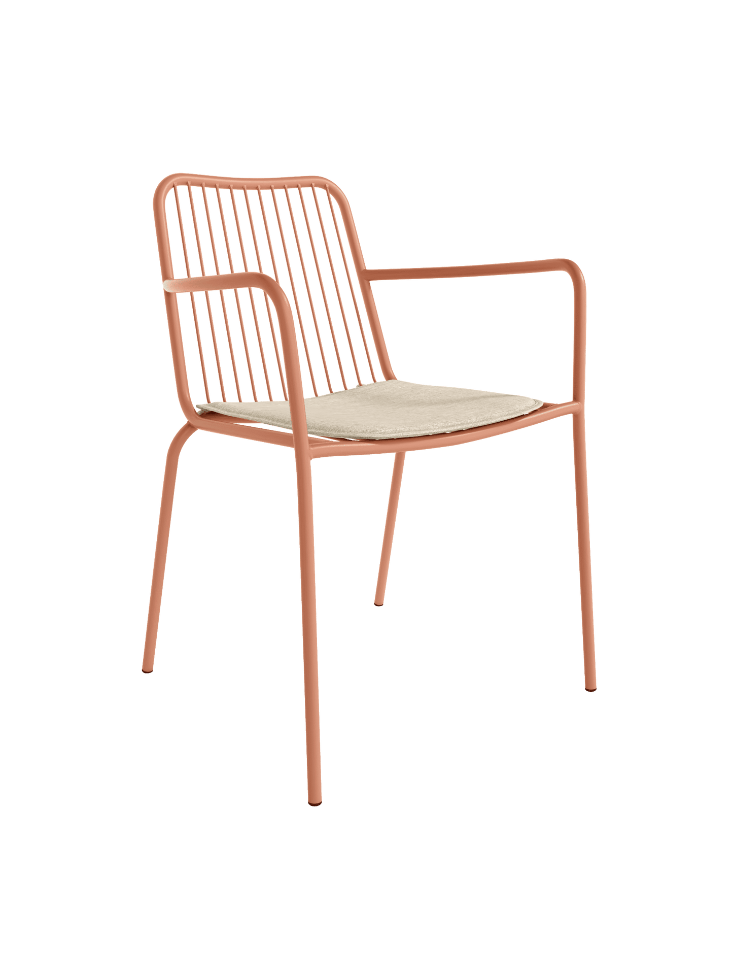 Juego de 4 Sillas Metálicas con Brazo NAVIA