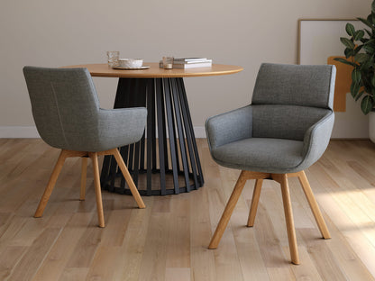 Juego de 2 Sillas Giratorias TORRENTE