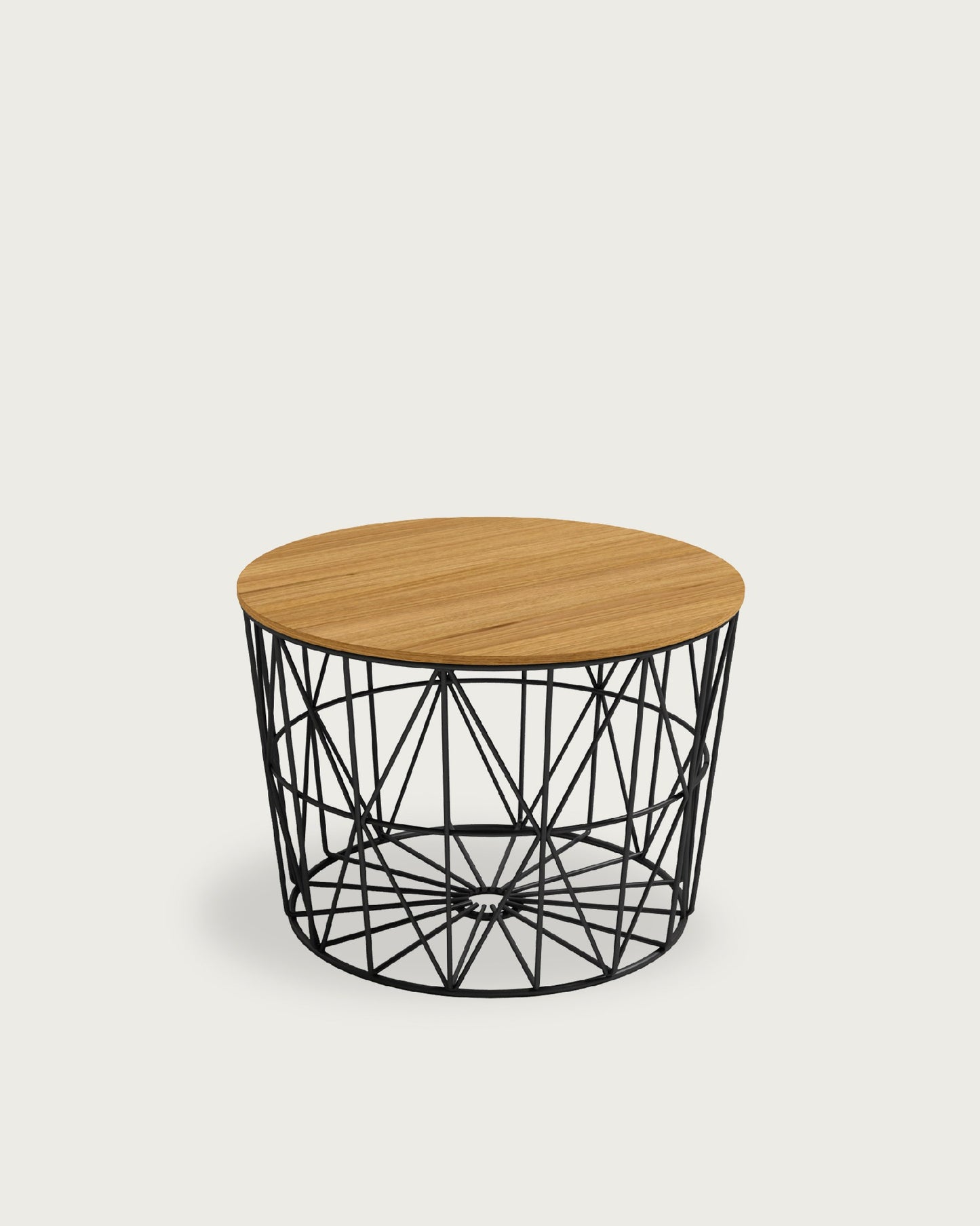 Mesa auxiliar redonda Tapa de Madera VIÑÁN