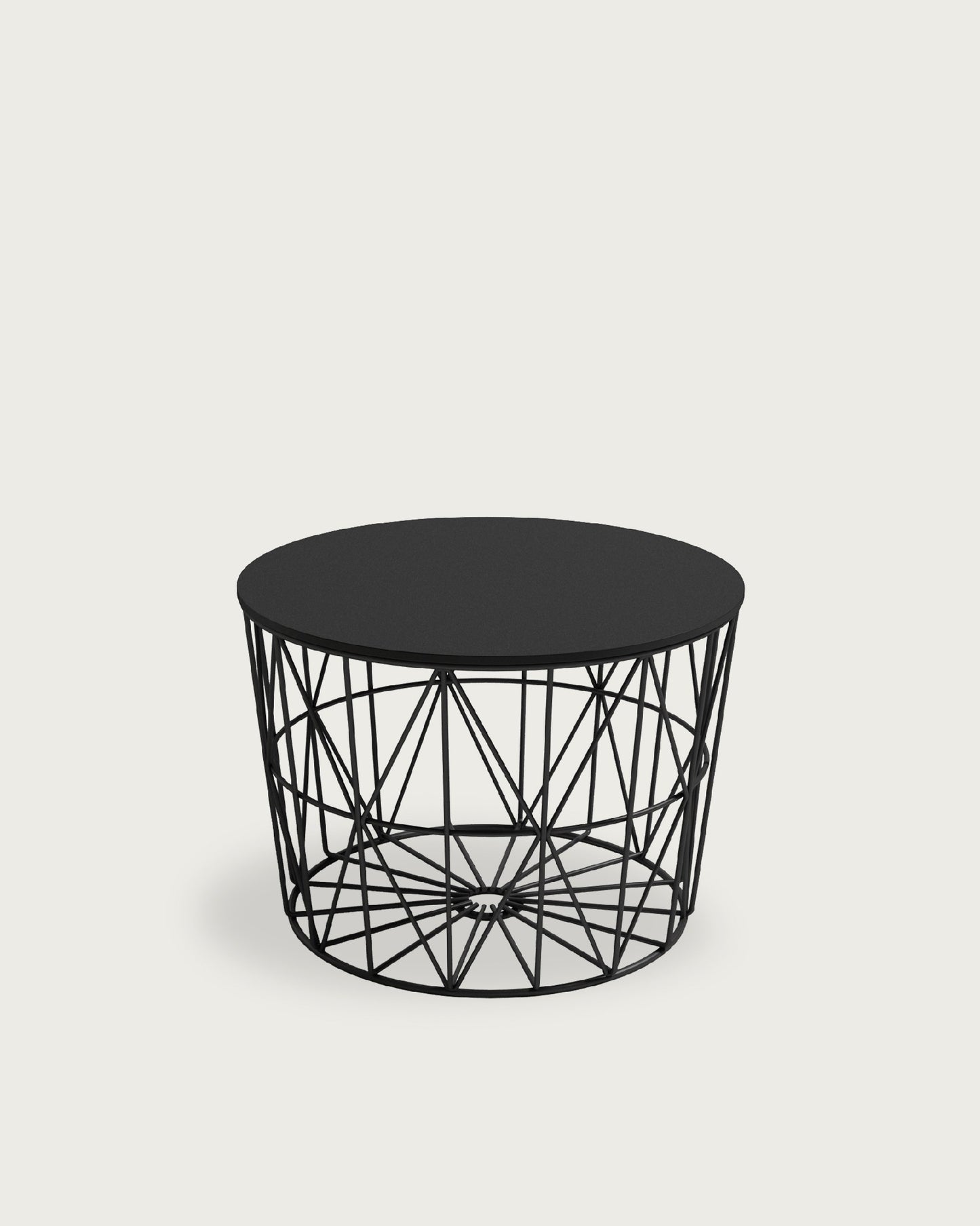 Mesa auxiliar redonda Tapa de Madera VIÑÁN