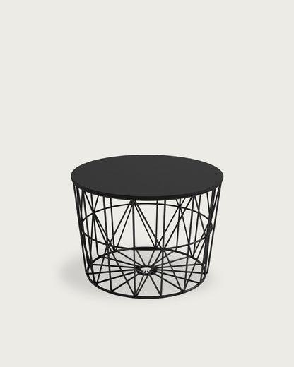 Mesa auxiliar redonda Tapa de Madera VIÑÁN