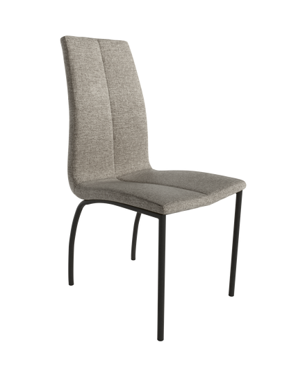 Juego de 4 Sillas de patas negras TORINA