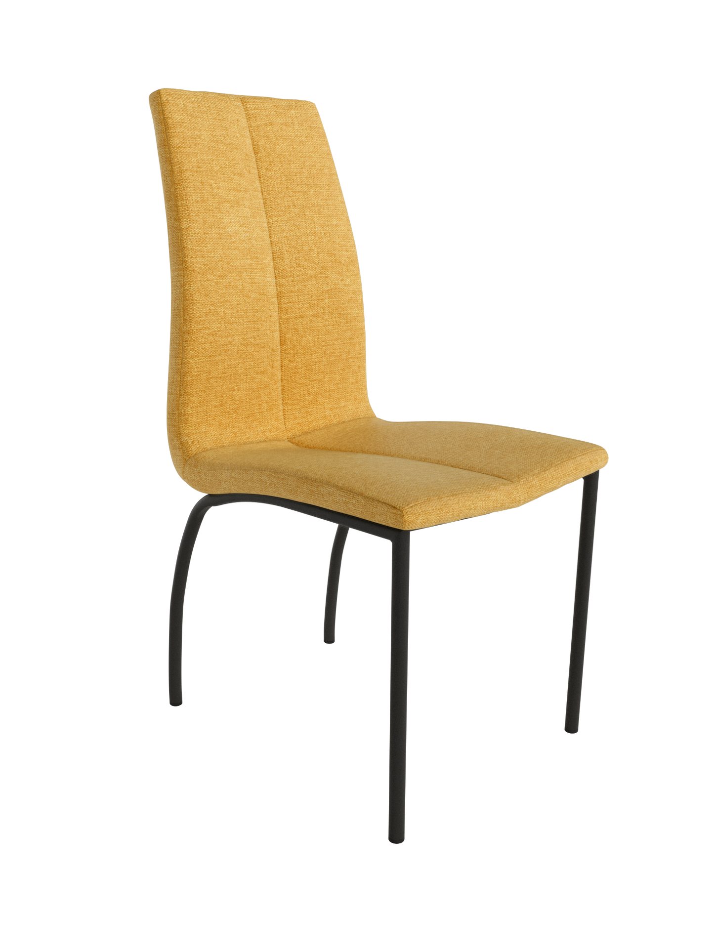 Juego de 4 Sillas de patas negras TORINA