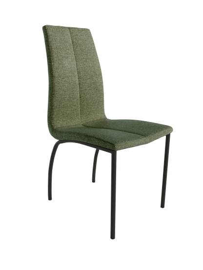 Juego de 4 Sillas de patas negras TORINA