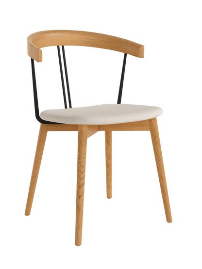 Juego de 2 Sillas de Madera OHANES