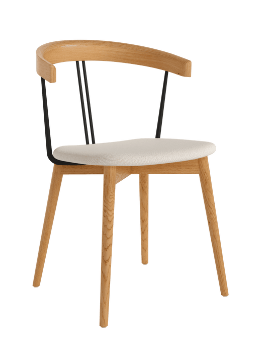 Juego de 2 Sillas de Madera OHANES