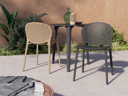 Juego de 4 Sillas de Polipropileno ALBERITE