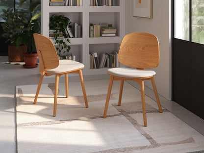 Juego de 2 Sillas de Madera ANDRAX