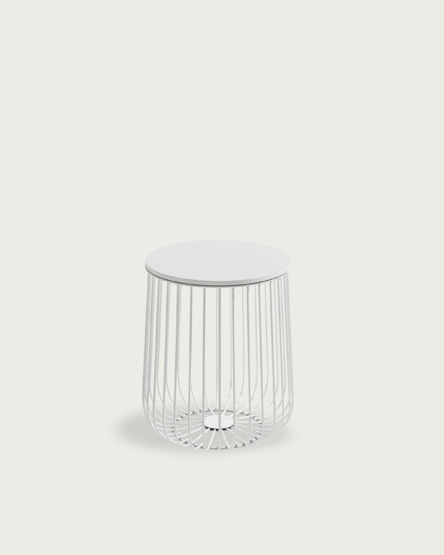 Mesa auxiliar redonda Tapa de Madera BURÓN