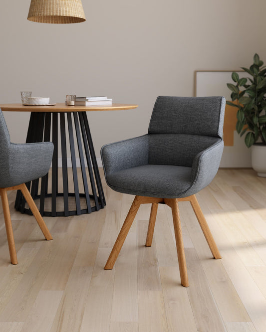 Juego de 2 Sillas Giratorias TORRENTE