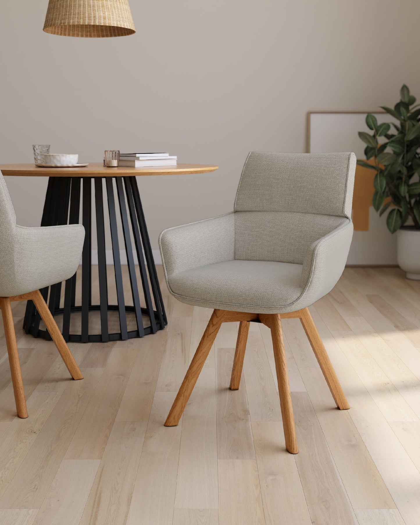 Juego de 2 Sillas Giratorias TORRENTE