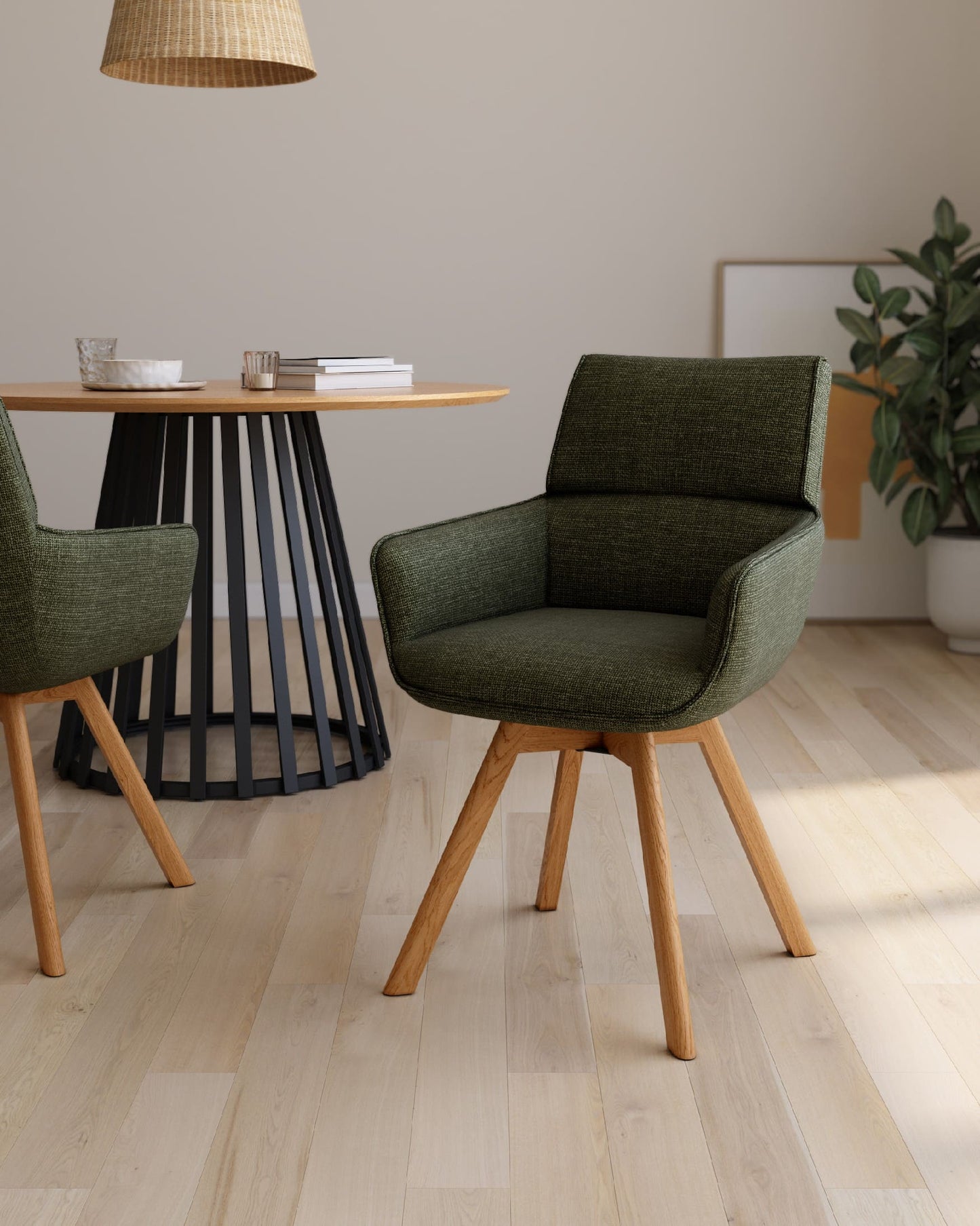 Juego de 2 Sillas Giratorias TORRENTE