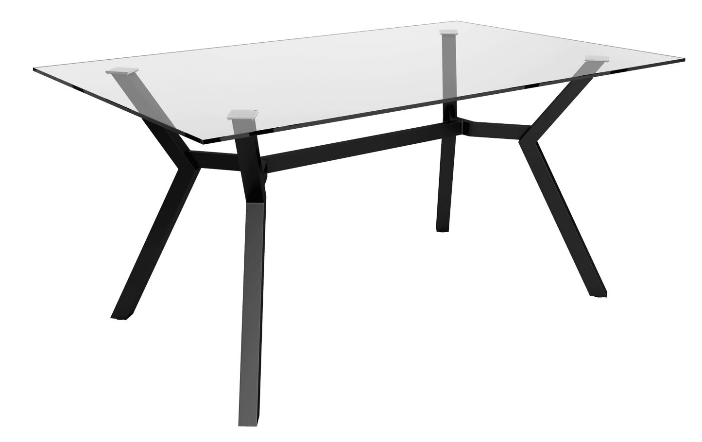 Mesa de Cristal Rectangular Fija OJEDA