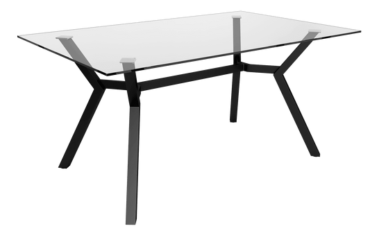Mesa de Cristal Rectangular Fija OJEDA